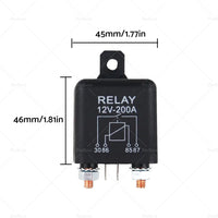 {{ 12V DC 200A Car Relay Heavy Duty Split Charge High Current 4Pin Starter Switch }} - Buy Car Parts Online at {{ Kaka Auto Parts }}.