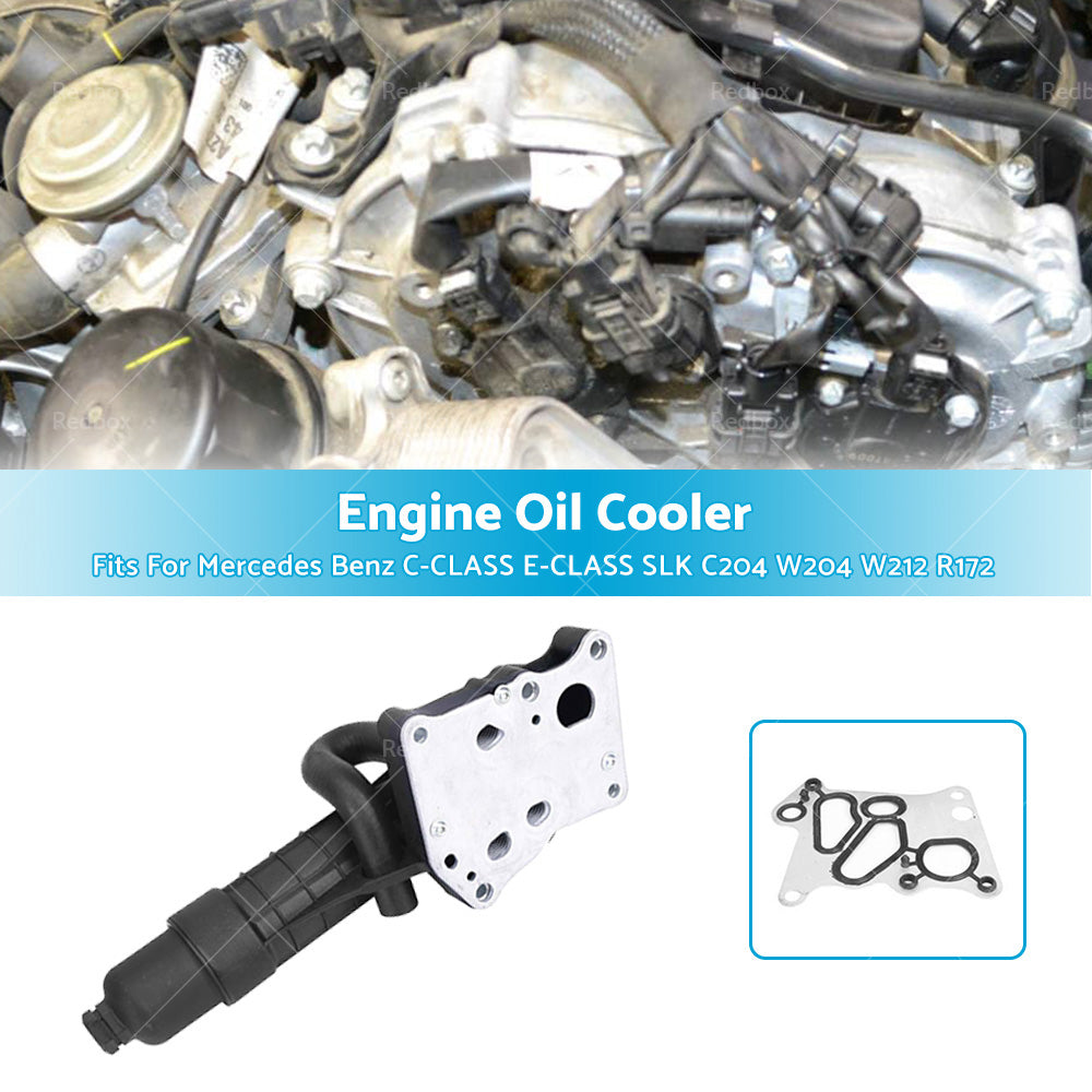 {{ Engine Oil Cooler Suitable For Mercedes Benz A207 C207 W212 R172 A2711801410 }} - Buy Car Parts Online at {{ Kaka Auto Parts }}.