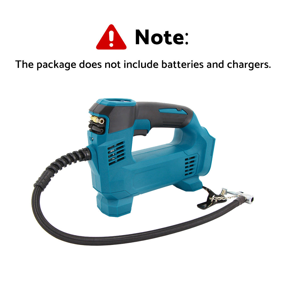 Cordless Digital Tyre Inflator Pump With LED Suitable For Makita 18V Battery
