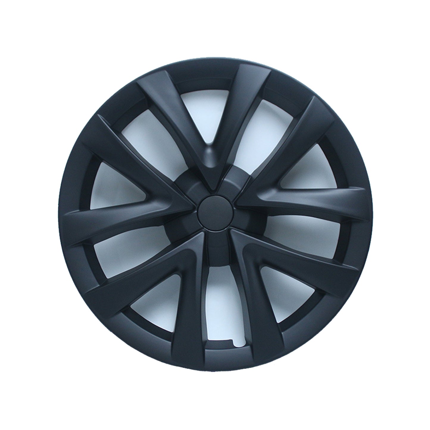 4x Matt Black Wheel Hub Caps Suitable For Tesla Model 3