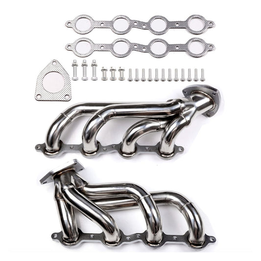 Exhaust Header Suitable For GMC Yukon Sierra 1999–2001 4.8L 5.3L 2WD 4WD EH28035