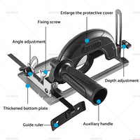 {{ Iron Angle Grinder Stand Bracket Angle Cutting for 100-125mm Angle Grinder }} - Buy Car Parts Online at {{ Kaka Auto Parts }}.