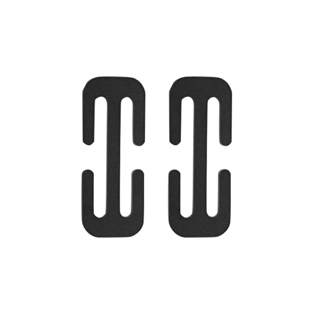 2x Locking Clip Metal Automotive Type Car Safety Seat Belt Steel Adjuster