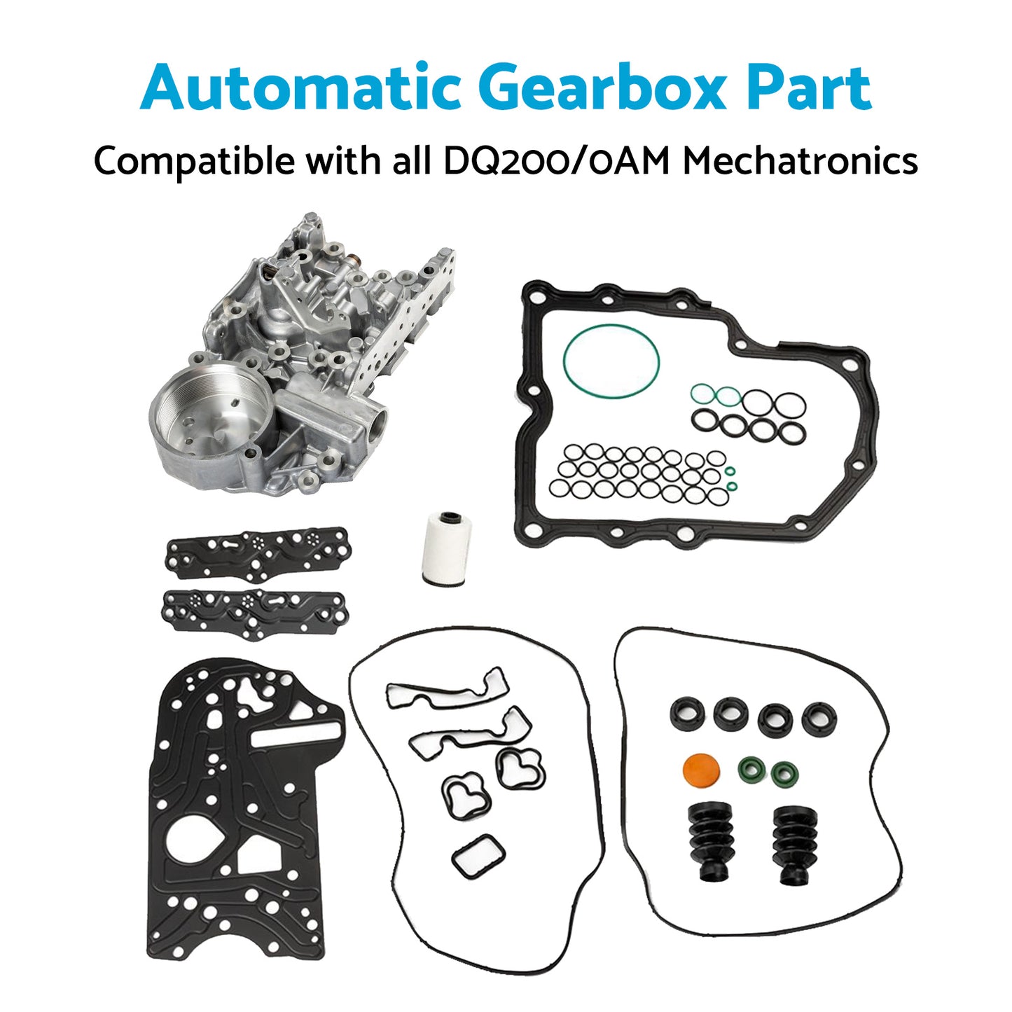 {{ 0AM DQ200 DSG Mechatronic Overhaul Valve Body Repair Kit For Audi VW Seat Skoda }} - Buy Car Parts Online at {{ Kaka Auto Parts }}.