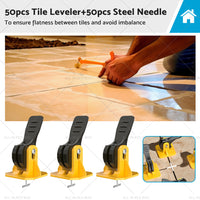 {{ 50PCS Tile Levelling Spacer Tiling Tool Leveling System Clips Floor Wall Wrench }} - Buy Car Parts Online at {{ Kaka Auto Parts }}.