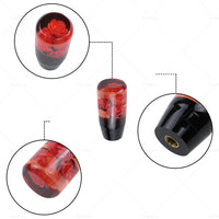 {{ 10CM Clear Red Real Flowers Manual Gear Stick Shift Knob Lever Shifter }} - Buy Car Parts Online at {{ Kaka Auto Parts }}.