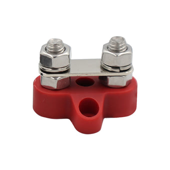 compare product 1x Bus Bar M8-M8 2 Post 12V-24V Terminal Block Positive Distribution 150A Red