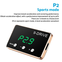 9-Mode Throttle Controller Kit Suitable For Toyota Prado 120 Series 2002-2009