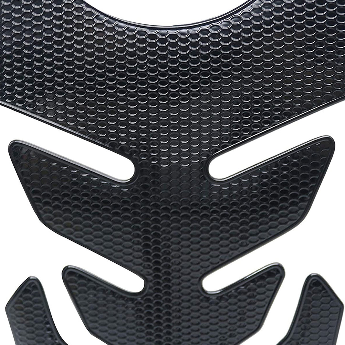 Wide Pure Black Motorcycle Gas Tank Pad Protector Decal Suitable For Motorbike