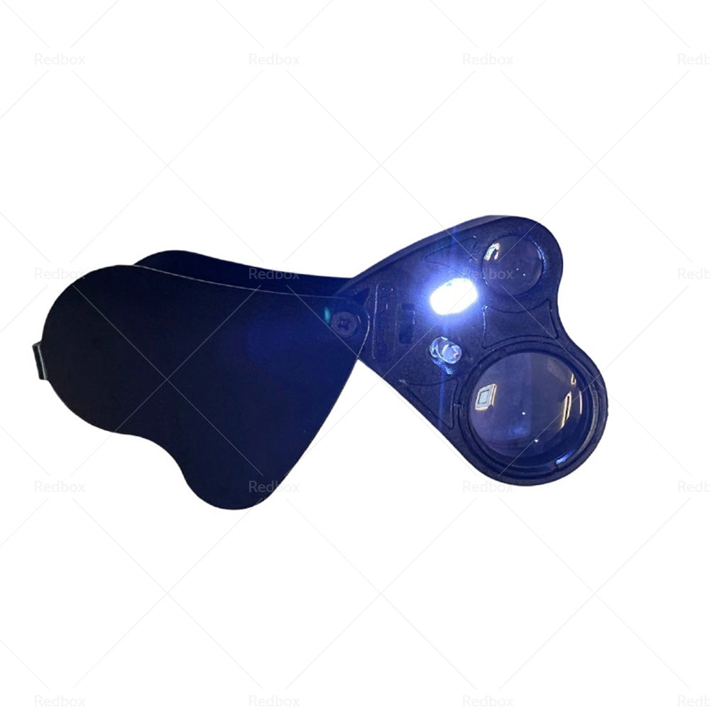 {{ 60X 30X Pocket Jewellers Eye Loupe Magnifier Jewelry Magnifying Glass LED Light }} - Buy Car Parts Online at {{ Kaka Auto Parts }}.