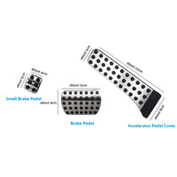 3x Brake Pedal Pad Cover Suitable For Mercedes C E S GLC GLE GLS CLS EQC Class