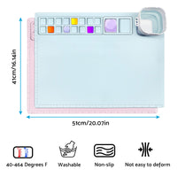 Silicone Art Mat Non-Stick Suitable For Resin Casting Crafts Painting Clay and Play