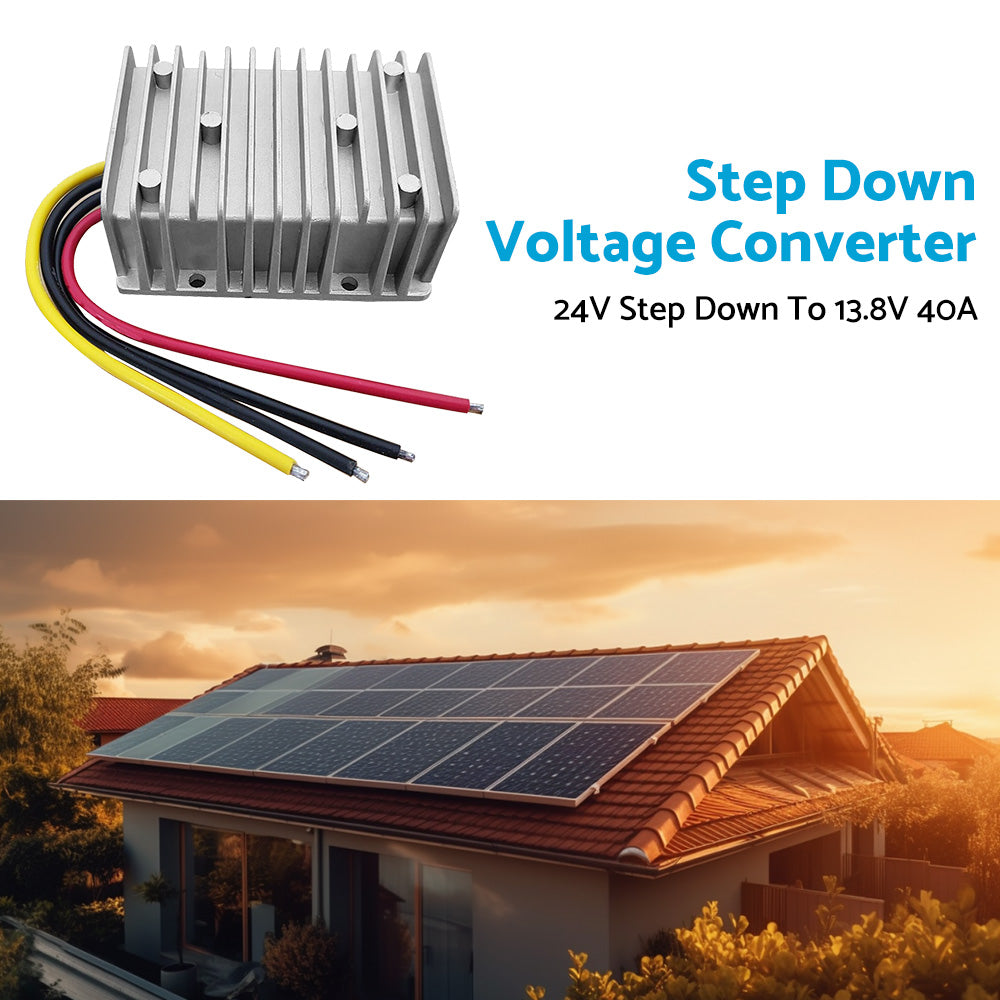 {{ Power Converter Regulator DC 24V Step Down to DC 13. 8V 40A 552W Waterproof }} - Buy Car Parts Online at {{ Kaka Auto Parts }}.