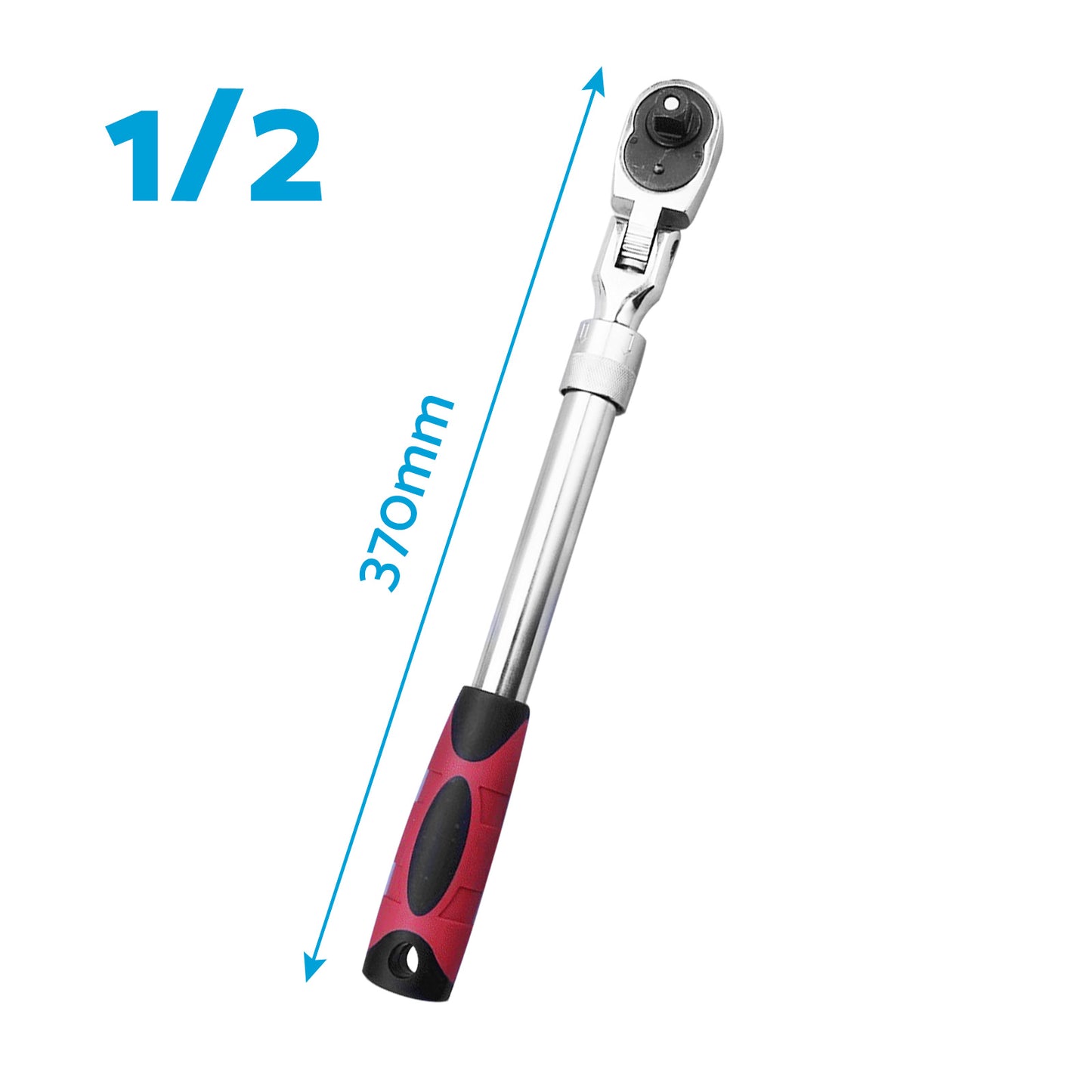 Ratchet Wrench Socket Set 3x 1/4", 3/8", 1/2" Drive Handle 72-Tooth Quick Release
