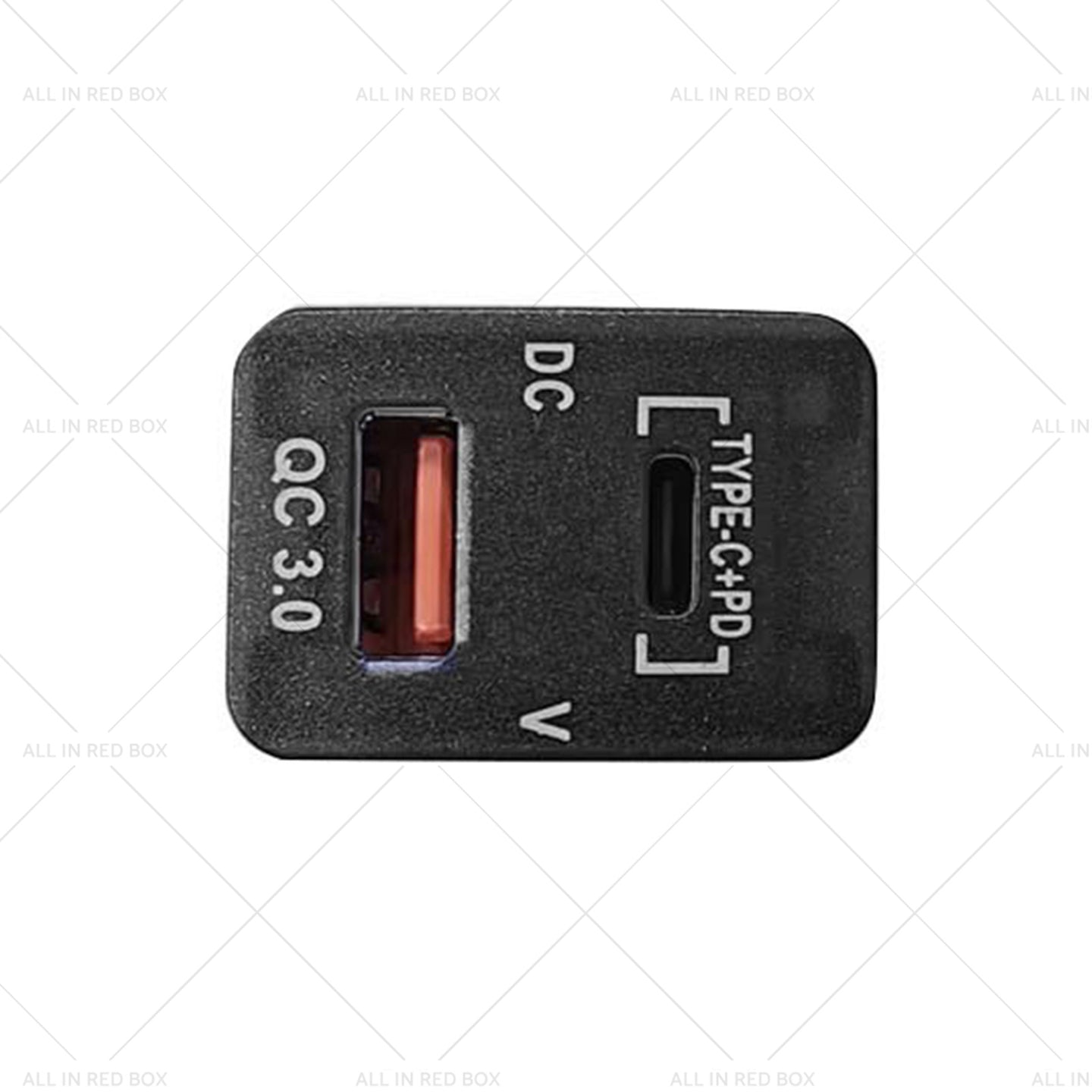 {{ TYPE C  VOLT  QC 3. 0 USB CHARGER Suitable for Toyota Hilux Prado BLUE LED 12v }} - Buy Car Parts Online at {{ Kaka Auto Parts }}.