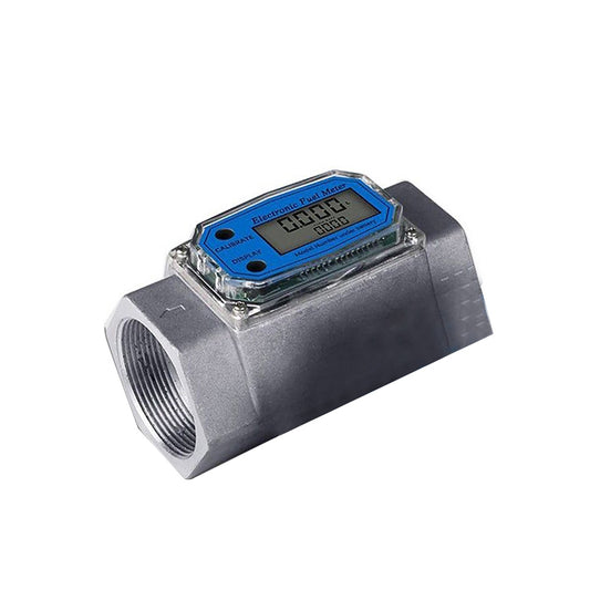 1 or 1. 5 or 2 inch Turbine Digital Diesel Water Fuel Flow Meter Oval Gear Flow Gauge