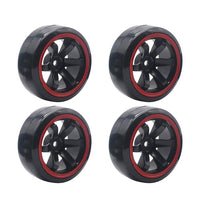 Suitable for Drifting 1 10 RC Drift Cars 4PCS Hard Plastic Rim Tyre Tire Wheel