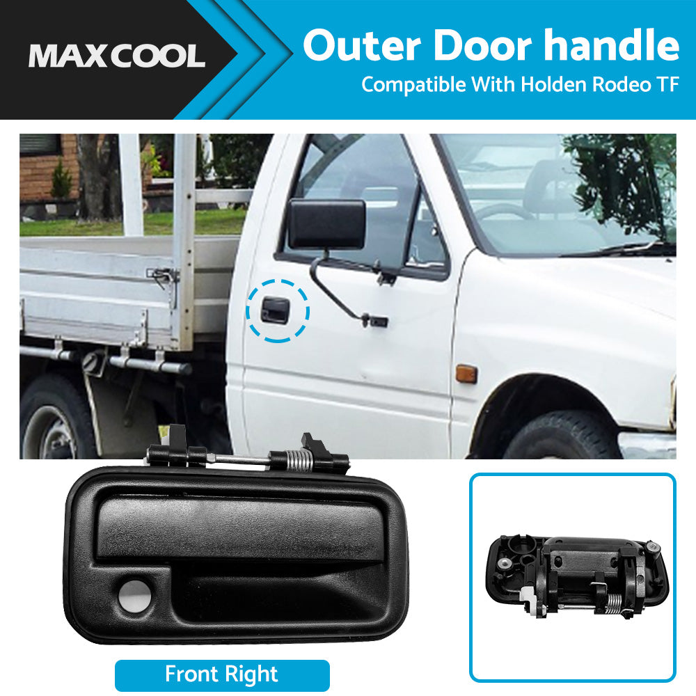 {{ Black Front Right Outside Outer Door Handle Suitable for Holden Rodeo TF 88-03 }} - Buy Car Parts Online at {{ Kaka Auto Parts }}.
