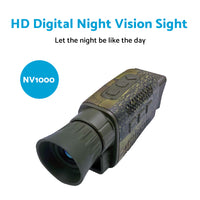 5x IR Night Vision Monocular Zoom Digital HD Telescope With 4K Video Camera Suitable For Hunting