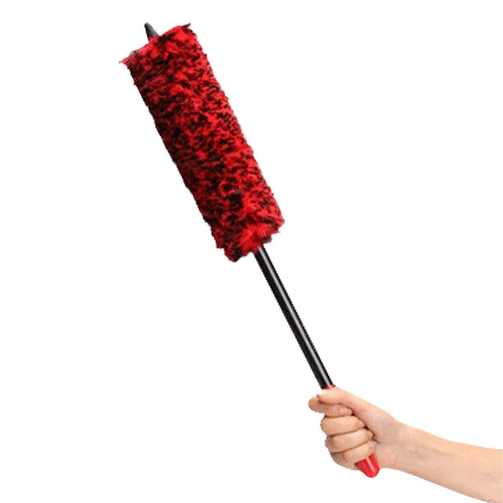 Set of 3 Wheel Woolies Luxury Super Plush Soft Alloy Wheel Cleaning Brush Kit