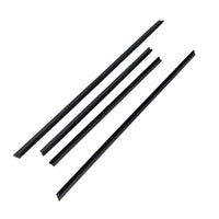4Pcs Door Seal Weatherstrip Kit Black Rubber Suitable For Honda Jazz 2008-2013