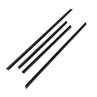 compare product 4Pcs Door Seal Weatherstrip Kit Black Rubber Suitable For Honda Jazz 2008-2013