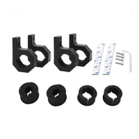 4x 19-32mm (1.2 Inch) Bullbar Pipe Mount Bracket Clamps Suitable For LED Work Light Bar 3 Set Insert