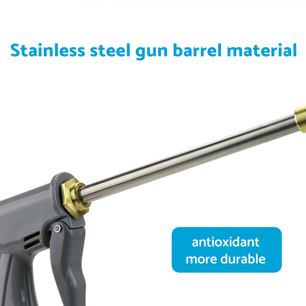 High Pressure Water Hose Nozzle Long Spray Attachment Suitable For Garden Hose & Car Wash