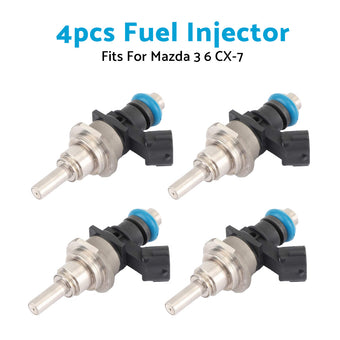 compare product 4x Fuel Injector Suitable For Mazda 3 BK / 6 / CX-7 L3 2.3L DOHC Turbo E7T20171