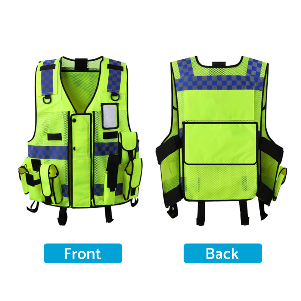 Reflective High-Visibility Safety Vest Suitable For Executive & Worksite Use