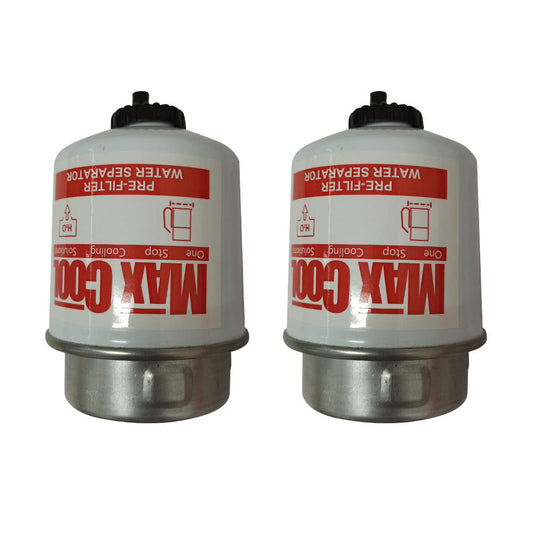 2x 3.6in Replacement Fuel Filter Element 30 Micron Suitable For 31863 Fuel Water Separator