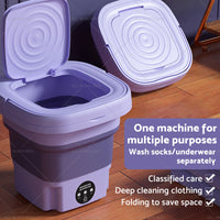 {{ 8L Foldable Washing Machine Portable 3 Modes Deep Cleaning Automatic Washer 240V }} - Buy Car Parts Online at {{ Kaka Auto Parts }}.