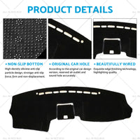 {{ RHD Non-slip Dash Mat Suitable For Hyundai Santafe 2006-2012 Dashboard Cover }} - Buy Car Parts Online at {{ Kaka Auto Parts }}.