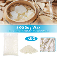 5KG 100% Pure Soy Wax Suitable For Candle Making Supplies Crafts Natural Kosher AU