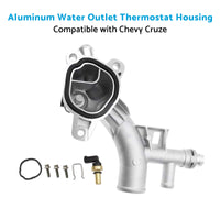 Water Outlet Thermostat Housing Aluminum Suitable for Chevy Cruze 1. 4L 11-18