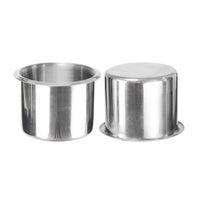 2x Stainless Steel Cup Drink Holder Suitable For Marine, Car, Truck, Camper, RV & Boat