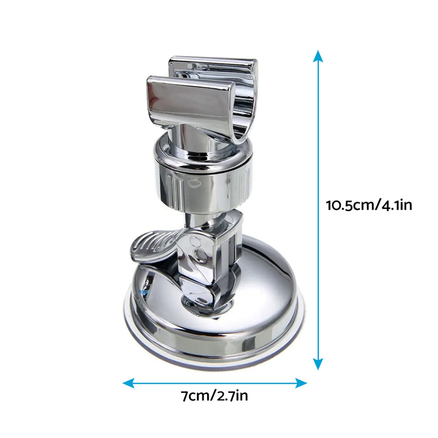 1/2x Adjustable Suction Bracket Suitable For Shower Head Handset Wall Mount