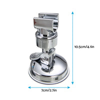 1/2x Adjustable Suction Bracket Suitable For Shower Head Handset Wall Mount