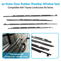 {{ Outer Door Rubber Weather Window Seal Suitable For Toyota Landcruiser 80 Series }} - Buy Car Parts Online at {{ Kaka Auto Parts }}.