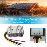 {{ Power Converter Regulator DC 24V Step Down to DC 13. 8V 40A 552W Waterproof }} - Buy Car Parts Online at {{ Kaka Auto Parts }}.