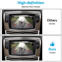 170 Angle Car Rear View Reversing HD Camera Back Up Parking Number Plate Night Vision