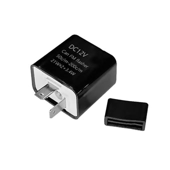 compare product 12V 2 Pin Motorcycle Blinker Adjustable LED Flasher Relay Turn Signal Indicator