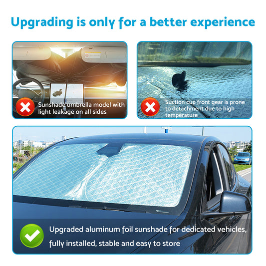 6-Layer Windscreen Sun Shade Suitable For Mazda BT-50 2020-2025 With UV Protection