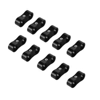 10x AN6 6AN AN-6 Nylon Braided Stainless Steel Fuel Oil Line Hose Separator Clamp