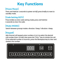 {{ 20 Restaurant Coaster Pager Guest Call Wireless Paging Queuing Calling System }} - Buy Car Parts Online at {{ Kaka Auto Parts }}.