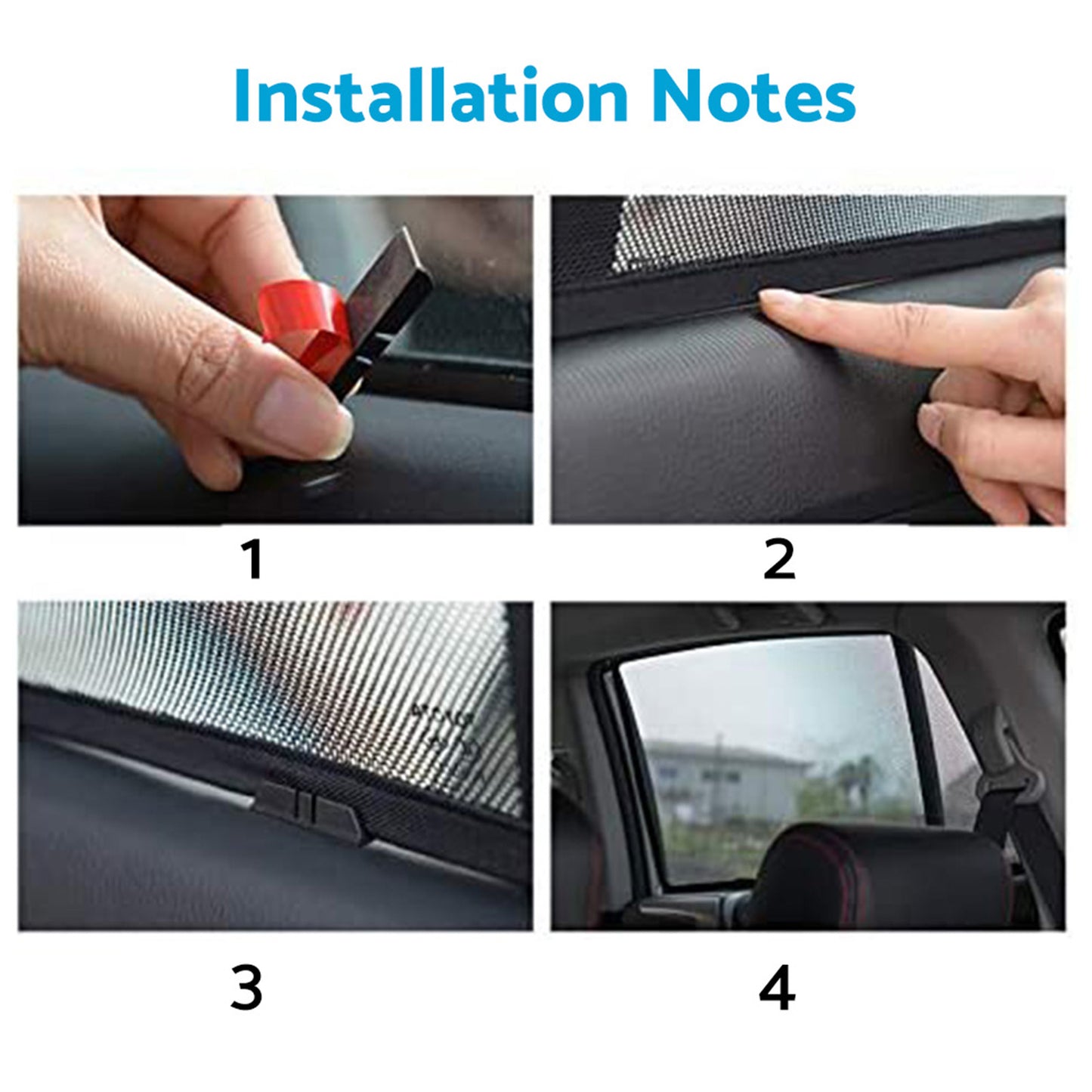 {{ Window Shade Black Suitable For Toyota RAV4 2005-2012 UV Protection Window }} - Buy Car Parts Online at {{ Kaka Auto Parts }}.