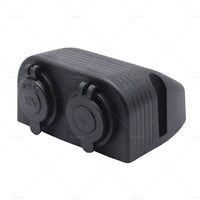 {{ 12V Dual USB Port Charger Socket Mount Panel Adapter Fits For Car Boat Caravan }} - Buy Car Parts Online at {{ Kaka Auto Parts }}.