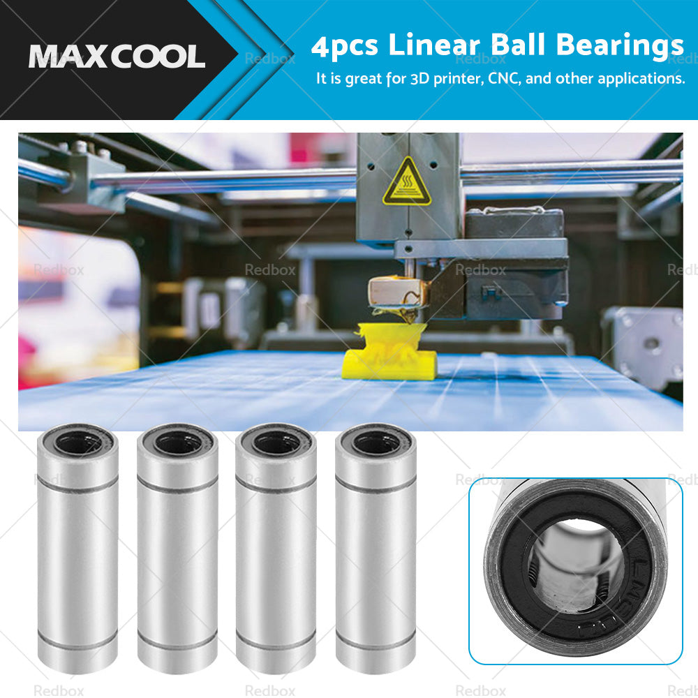 {{ 4PCS LM8UU Extra Long Linear Ball Bearings 8mm Bore Dia 15mm OD 45mm Length }} - Buy Car Parts Online at {{ Kaka Auto Parts }}.