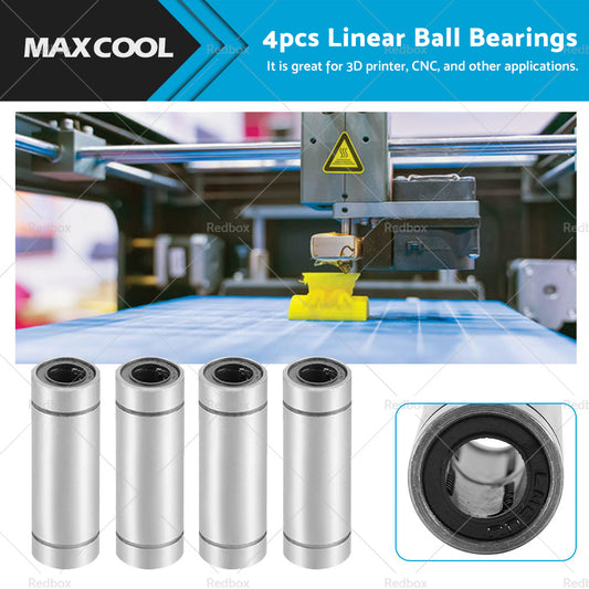 {{ 4PCS LM8UU Extra Long Linear Ball Bearings 8mm Bore Dia 15mm OD 45mm Length }} - Buy Car Parts Online at {{ Kaka Auto Parts }}.