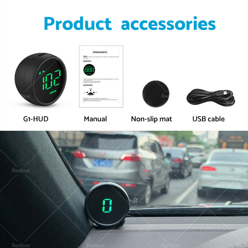 {{ Car Digital Speedometer Head Up Display GPS MPH or KM Overspeed Tired Warning Alarm }} - Buy Car Parts Online at {{ Kaka Auto Parts }}.